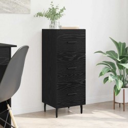 Sonata H Служебен шкаф Черен дъб 34 x 34.5 x 90 см Инженерно дърво - Дневна