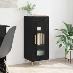 Sonata H Служебен шкаф Черен дъб 34 x 34.5 x 90 см Инженерно дърво - Дневна