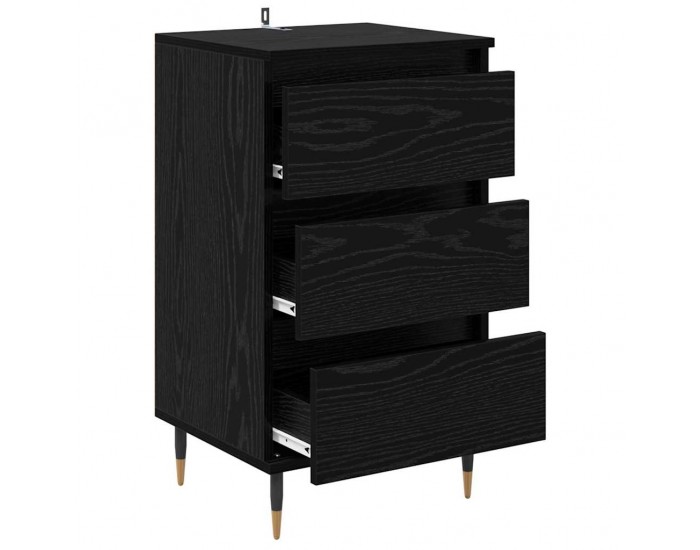 Sonata H Служебен шкаф Черен дъб 35 x 40 x 70 см Инженерно дърво