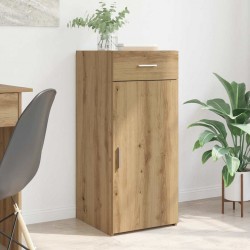 Sonata H Служебен шкаф Черен дъб 42.5 x 40 x 93 см Инженерно дърво - Дневна