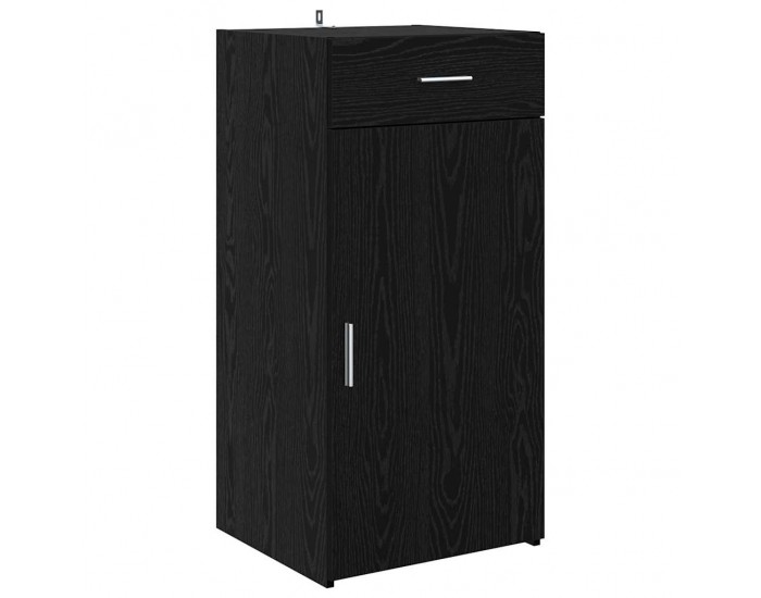 Sonata H Служебен шкаф Черен дъб 42.5 x 40 x 93 см Инженерно дърво