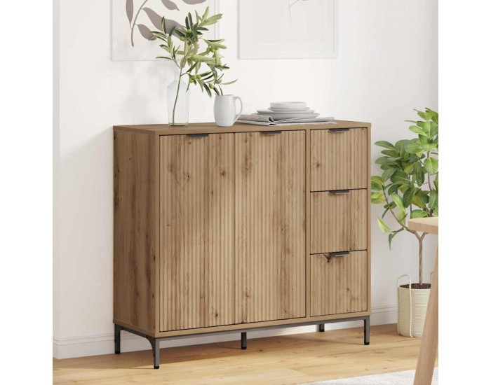 Sonata H Служебен шкаф дъб артизан 89.5 x 33 x 82 см Инженерно дърво