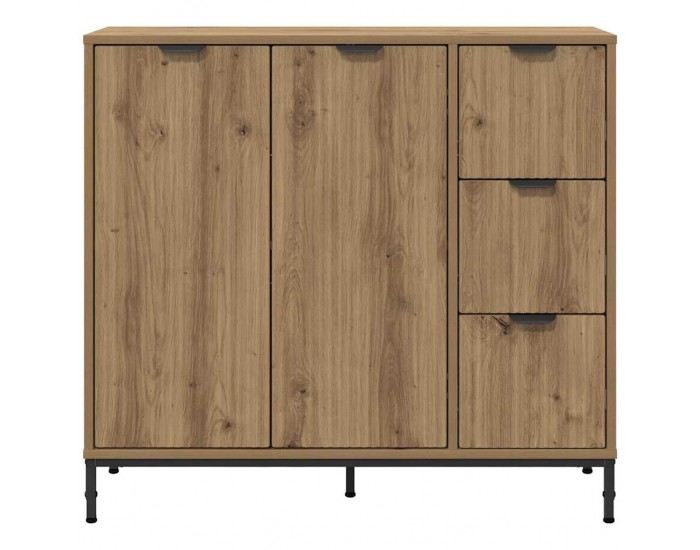 Sonata H Служебен шкаф дъб артизан 89.5 x 33 x 82 см Инженерно дърво