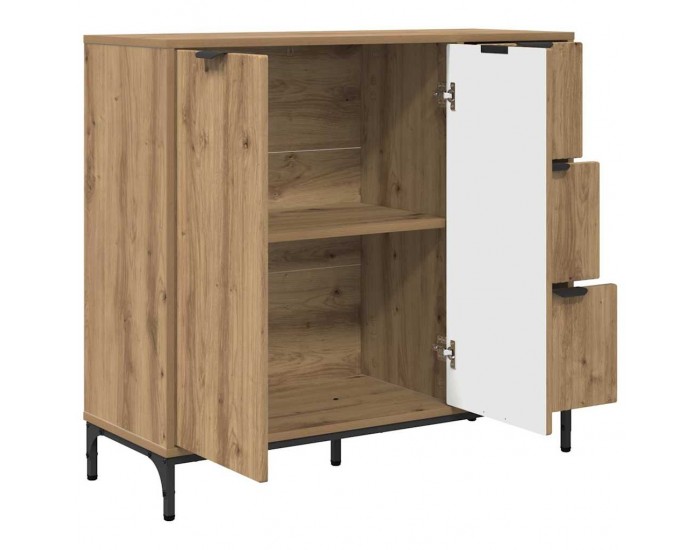 Sonata H Служебен шкаф дъб артизан 89.5 x 33 x 82 см Инженерно дърво