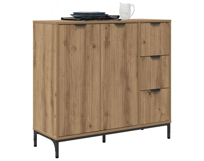 Sonata H Служебен шкаф дъб артизан 89.5 x 33 x 82 см Инженерно дърво