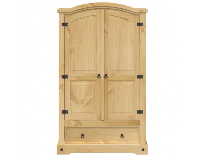 Sonata H Гардероб Corona 101x52x170 см, масивна дървесина, бор