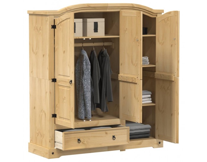 Sonata H Гардероб Corona 151,5x52x170 см бор масив