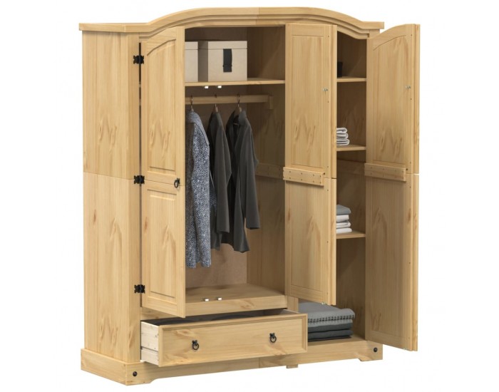 Sonata H Гардероб Corona 151,5x52x186 см бор масив