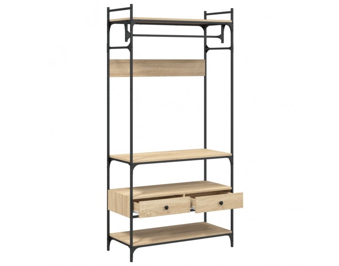 Sonata H Гардероб с чекмеджета дъб сонома 89x39x184,5 см инженерно дърво