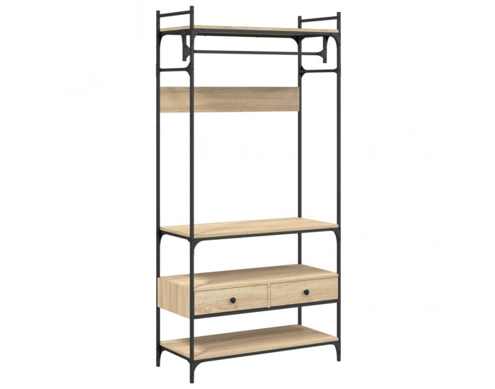 Sonata H Гардероб с чекмеджета дъб сонома 89x39x184,5 см инженерно дърво