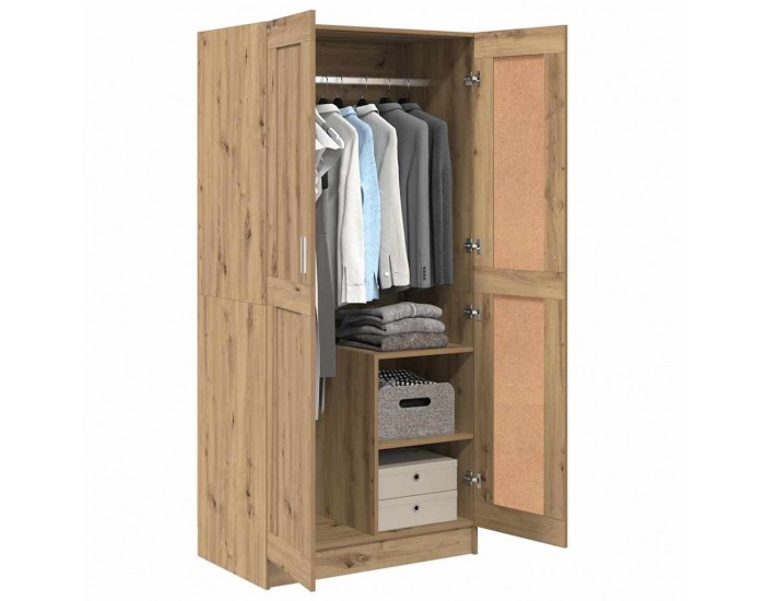 Sonata H Гардероб artisian oak 82.5 x 51.5 x 180 см Инженерно дърво
