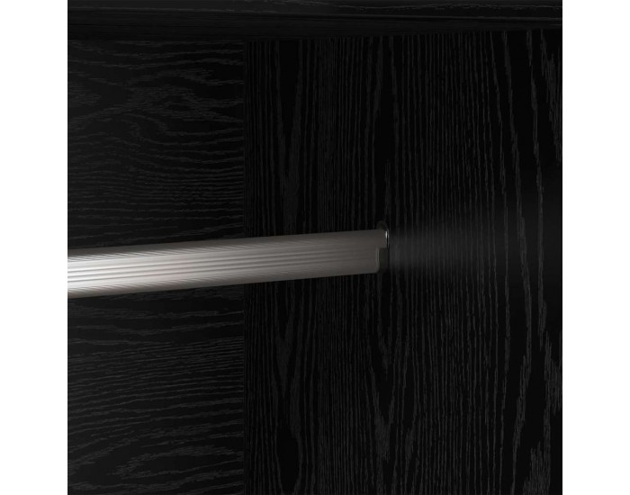 Sonata H Гардероб с рафт Черен дъб 82.5 x 51.5 x 180 см Инженерно дърво