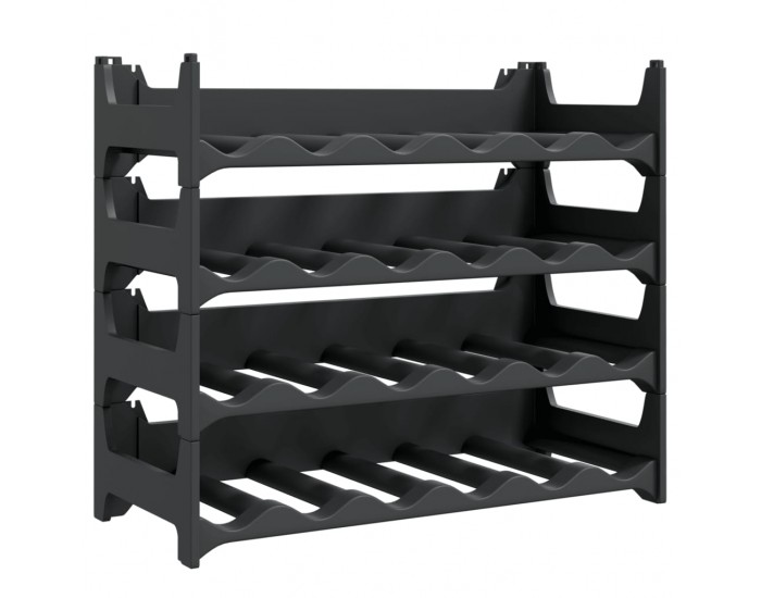 Sonata H Поставка за вино за 24 бутилки PP с възможност за подреждане