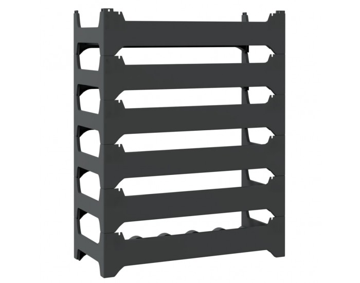 Sonata H Поставка за вино за 24 бутилки PP с възможност за подреждане