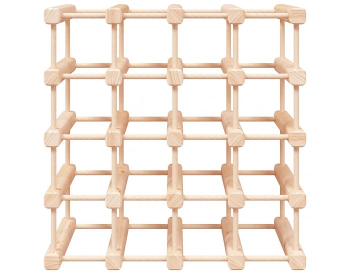 Sonata H Поставка за вино за 20 бутилки 46,5x23x46,5 см бор масив