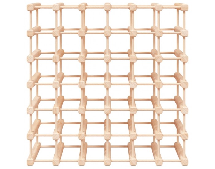 Sonata H Поставка за вино за 42 бутилки 68,5x23x68,5 см бор масив