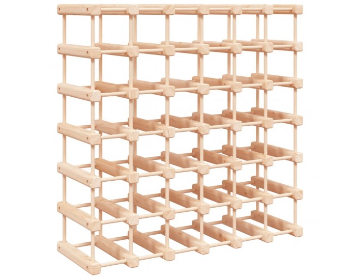 Sonata H Поставка за вино за 42 бутилки 68,5x23x68,5 см бор масив