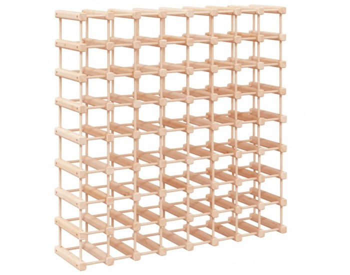 Sonata H Поставка за вино за 72 бутилки 90,5x23x90,5 см бор масив