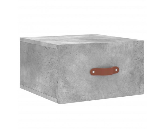 Sonata H Нощно шкафче за стенен монтаж, бяло, 35x35x20 см