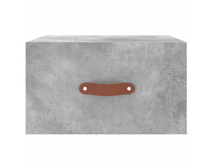 Sonata H Нощно шкафче за стенен монтаж, бяло, 35x35x20 см