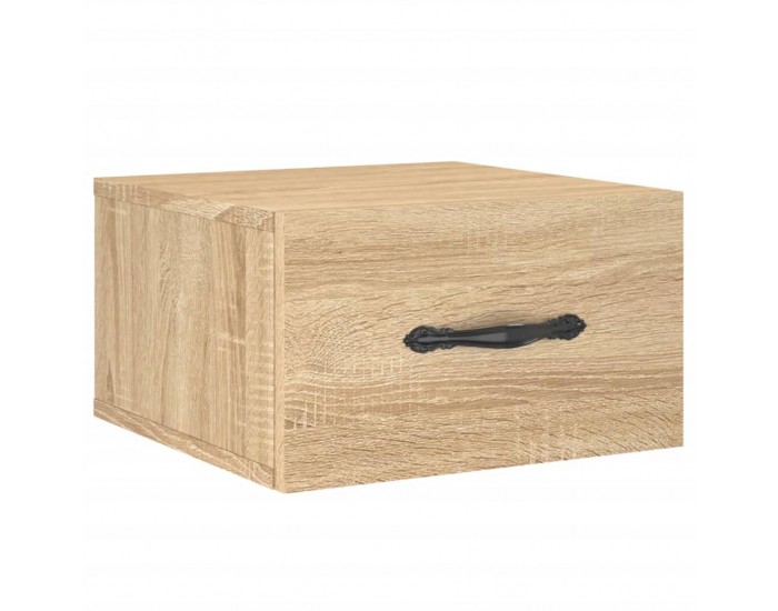 Sonata H Нощно шкафче за стенен монтаж, сонома дъб, 35x35x20 см