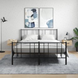 Sonata H Нощни шкафчета за стенен монтаж, 2 бр, сонома дъб, 35x35x20 см - Гардероби