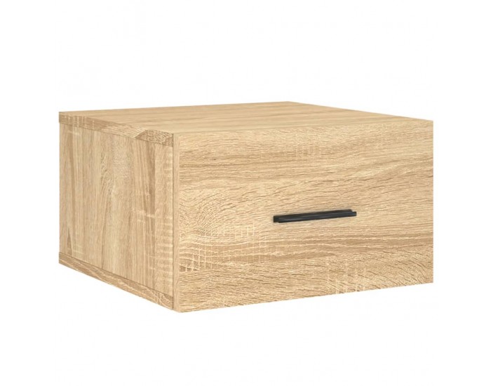 Sonata H Нощно шкафче за стенен монтаж, сонома дъб, 35x35x20 см