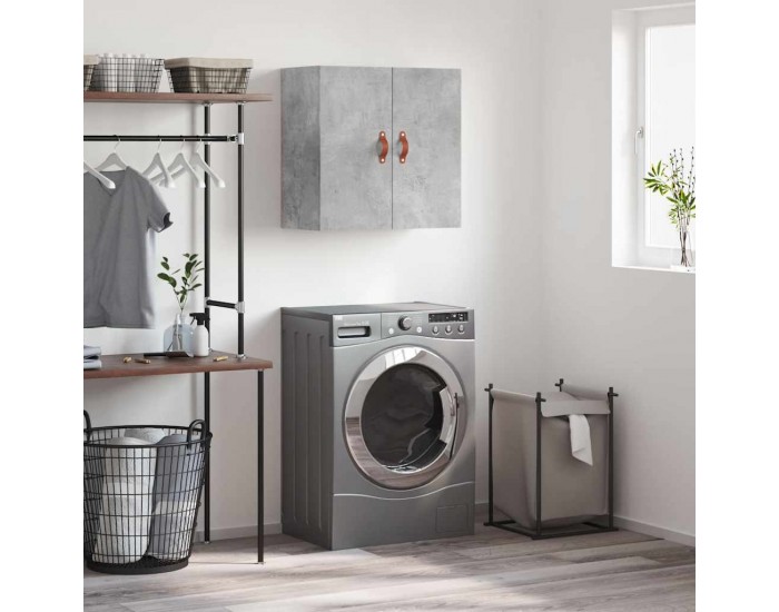 Sonata H Стенен шкаф, бетонно сив, 60x31x60 см, инженерно дърво