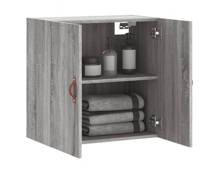 Sonata H Стенен шкаф, сив сонома, 60x31x60 см, инженерно дърво