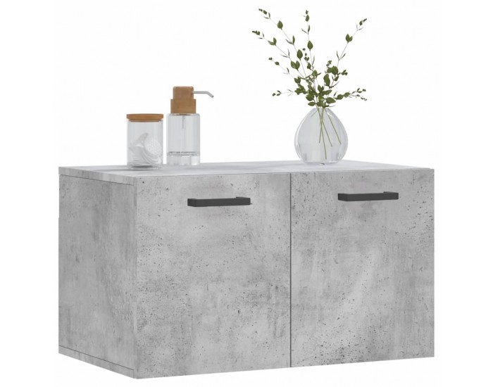 Sonata H Стенен шкаф, бетонно сив, 60x36,5x35 см, инженерно дърво