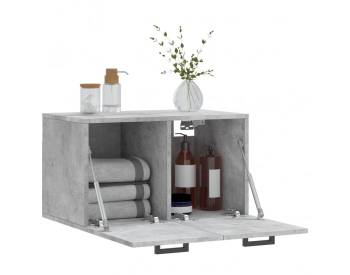 Sonata H Стенен шкаф, бетонно сив, 60x36,5x35 см, инженерно дърво