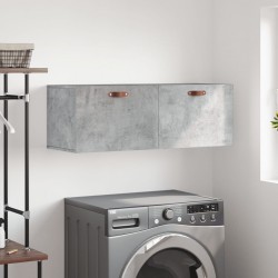 Sonata H Стенен шкаф, бетонно сив, 100x36,5x35 см, инженерно дърво - Гардероби