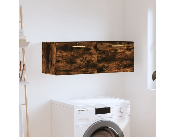 Sonata H Стенен шкаф, опушен дъб, 100x36,5x35 см, инженерно дърво