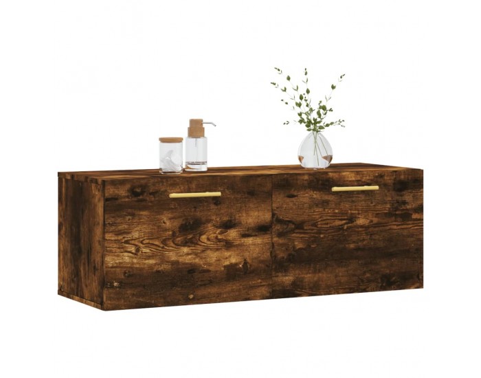 Sonata H Стенен шкаф, опушен дъб, 100x36,5x35 см, инженерно дърво