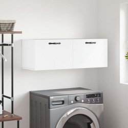 Sonata H Стенен шкаф, бял, 100x36,5x35 см, инженерно дърво - Гардероби