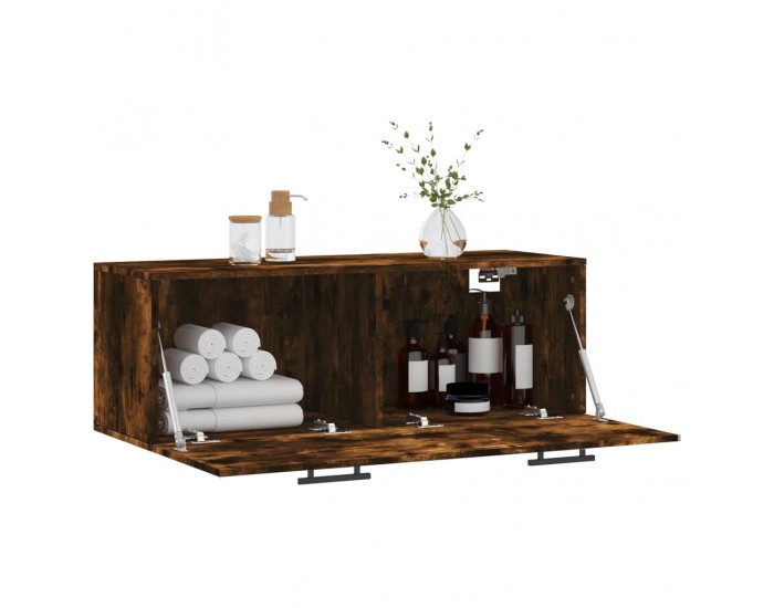 Sonata H Стенен шкаф, опушен дъб, 100x36,5x35 см, инженерно дърво