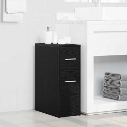 Sonata H Тънък шкаф за баня Черен дъб 22 x 44 x 61.5 см Инженерно дърво Sonata H Тънък шкаф за баня Черен дъб 22 x 44 x 61.5 см Инженерно дърво - Гардероби