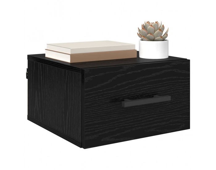 Sonata H Нощен шкаф Черен дъб 35 x 35 x 20 см Инженерно дърво
