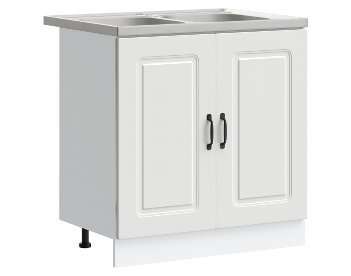 Sonata H Кухненски шкаф с врата Kalmar 2 pcs Бяло 80 x 46 x 81.5 см