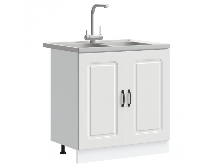 Sonata H Кухненски шкаф с врата Kalmar 2 pcs Бяло 80 x 46 x 81.5 см