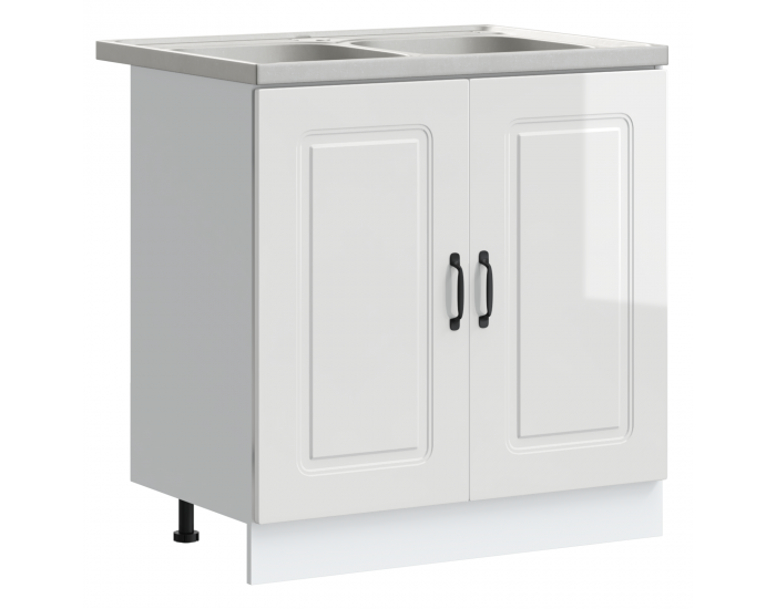 Sonata H Кухненски шкаф с врата Kalmar 2 pcs Бяло 80 x 46 x 81.5 см