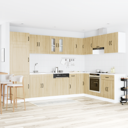 Sonata H Кухненски шкаф с врата Kalmar 2 pcs Кафяво 80 x 46 x 81.5 см - Кухня