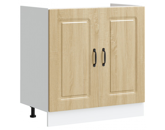 Sonata H Кухненски шкаф с врата Kalmar 2 pcs Кафяво 80 x 46 x 81.5 см