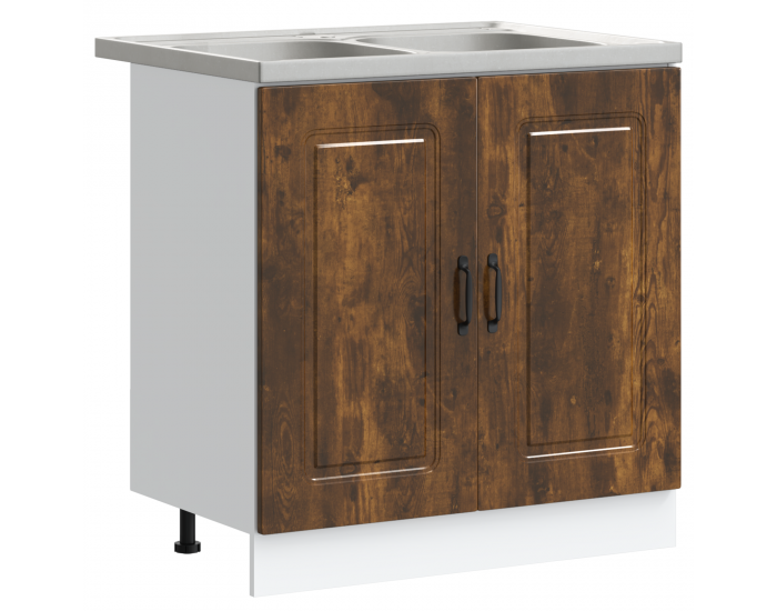 Sonata H Кухненски шкаф с врата Kalmar 2 pcs Кафяво 80 x 46 x 81.5 см