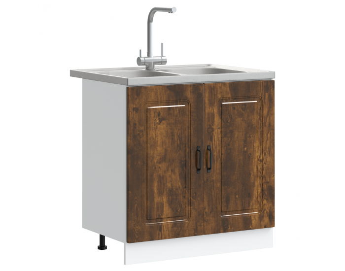 Sonata H Кухненски шкаф с врата Kalmar 2 pcs Кафяво 80 x 46 x 81.5 см