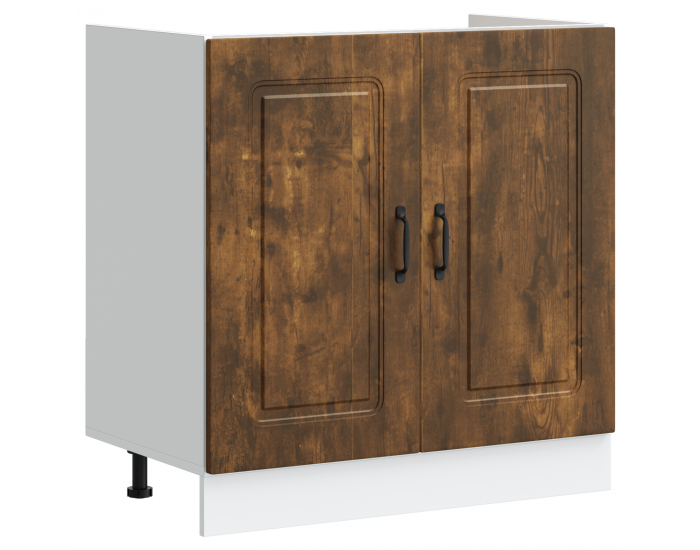 Sonata H Кухненски шкаф с врата Kalmar 2 pcs Кафяво 80 x 46 x 81.5 см