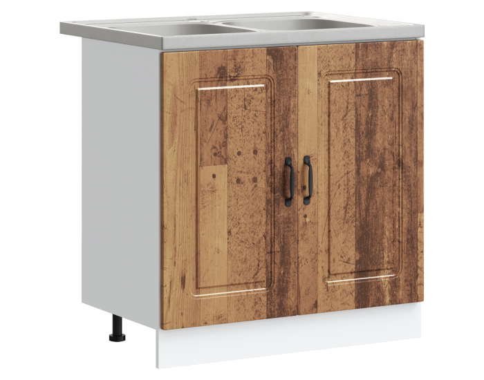 Sonata H Кухненски шкаф с врата Kalmar 2 pcs Кафяво 80 x 46 x 81.5 см