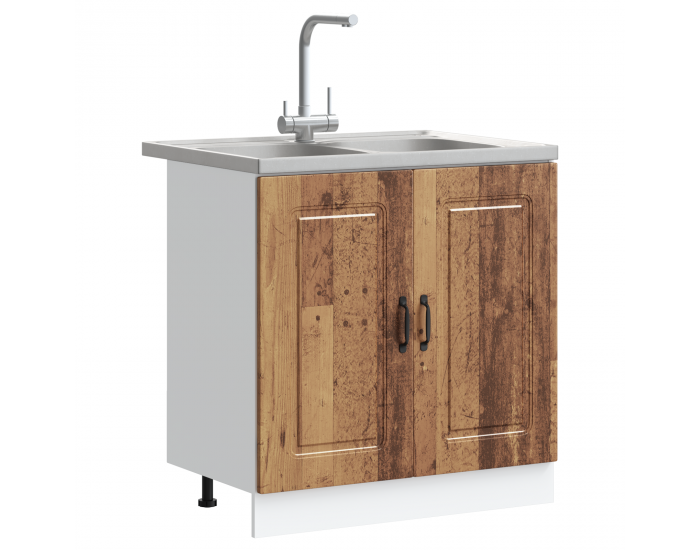 Sonata H Кухненски шкаф с врата Kalmar 2 pcs Кафяво 80 x 46 x 81.5 см