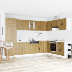 Sonata H Кухненски шкаф с врата Kalmar 2 pcs Кафяво 80 x 46 x 81.5 см - Модулни кухни