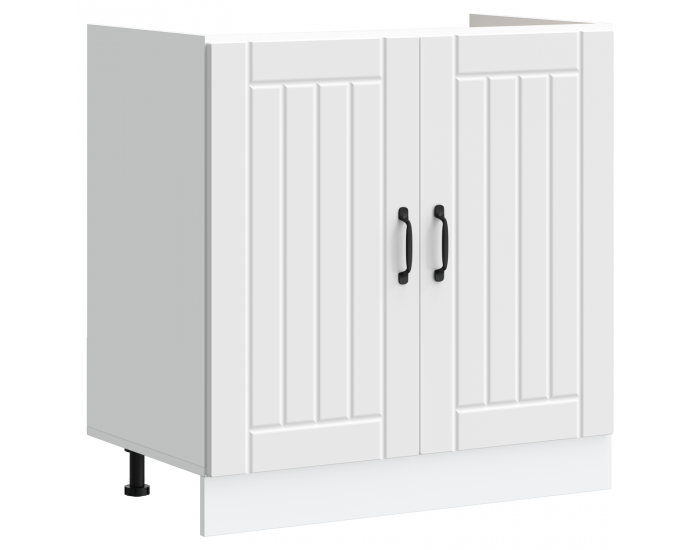 Sonata H Кухненски шкаф с врата Lucca 2 pcs Бяло 80 x 46 x 81.5 см